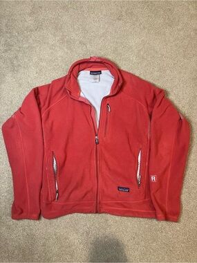 Patagonia Women’s Size L Red Full-Zip Fleece Jacket